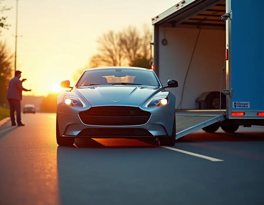 Enclosed Car Shipping — Modern Car New Transport